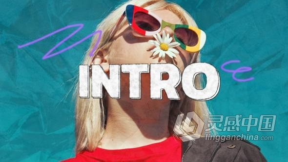 酷酷的跺脚节奏纸质标题过渡时尚快速开场视频AE模版 Energy Stomp Intro  灵感中国网 www.lingganchina.com