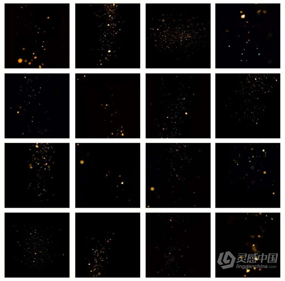 75张闪光粒子星芒斑点照片叠加特效图片素材 75 Glitter Overlays, Sparkle Effect for Photo Edit  灵感中国网 www.lingganchina.com
