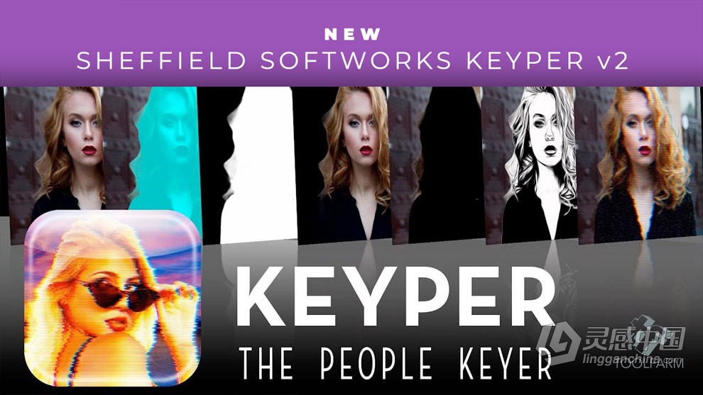 一键智能快速去除背景抠像工具FCPX插件 Sheffield Softworks – Keyper 2.0  灵感中国社区 www.lingganchina.com