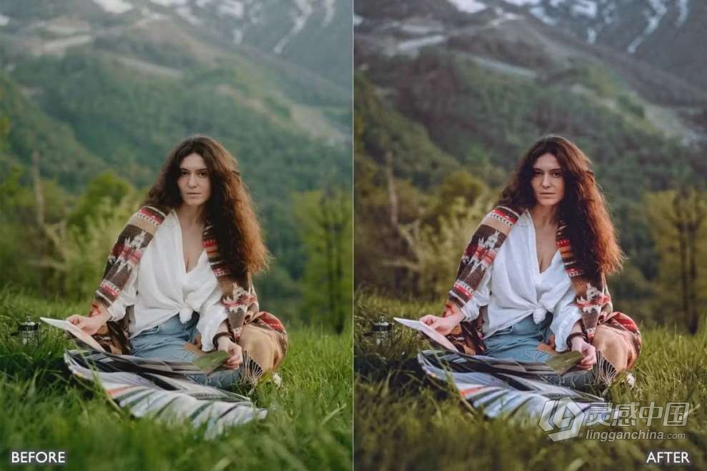 旅行风光人像调色Lightroom预设 Travel and Landscape Lightroom Presets Pack  灵感中国网 www.lingganchina.com