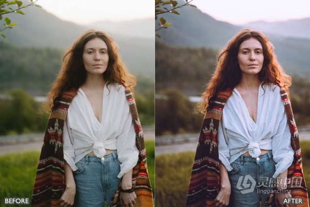 旅行风光人像调色Lightroom预设 Travel and Landscape Lightroom Presets Pack  灵感中国网 www.lingganchina.com
