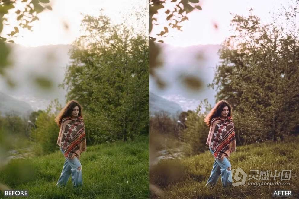 旅行风光人像调色Lightroom预设 Travel and Landscape Lightroom Presets Pack  灵感中国网 www.lingganchina.com