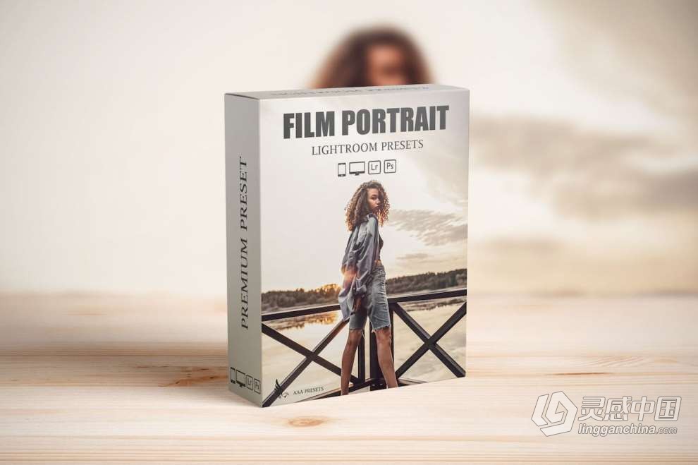 棕色电影人像LR预设 Cinematic Brown Portrait Lightroom Presets Pack  灵感中国网 www.lingganchina.com