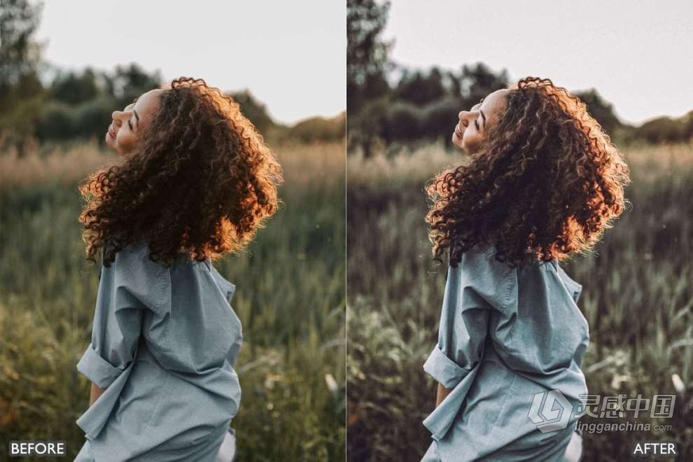 棕色电影人像LR预设 Cinematic Brown Portrait Lightroom Presets Pack  灵感中国网 www.lingganchina.com