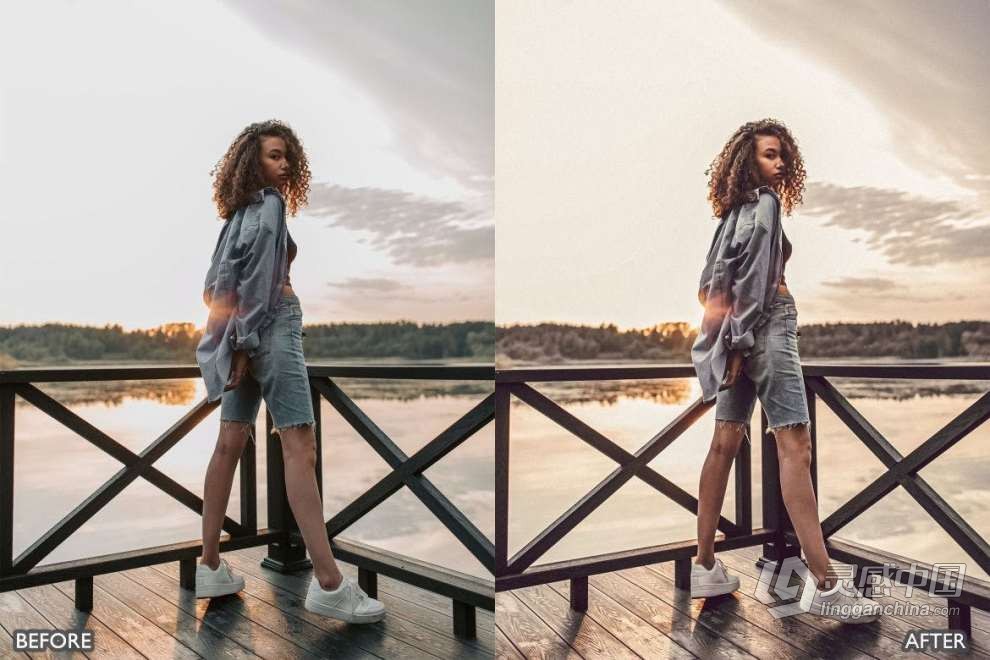 棕色电影人像LR预设 Cinematic Brown Portrait Lightroom Presets Pack  灵感中国网 www.lingganchina.com