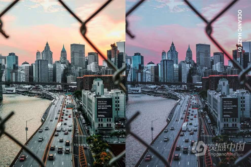 梦幻般电影色调AI人工智能Lightroom预设及电影视频调色LUT预设 20 Dreamy Haze Lightroom Presets and LUTs  灵感中国网 www.lingganchina.com