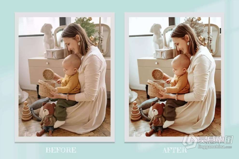 11个清新明亮胶片人像Lightroom预设 11 Bright &amp; Airy Photo Preset Action  灵感中国网 www.lingganchina.com