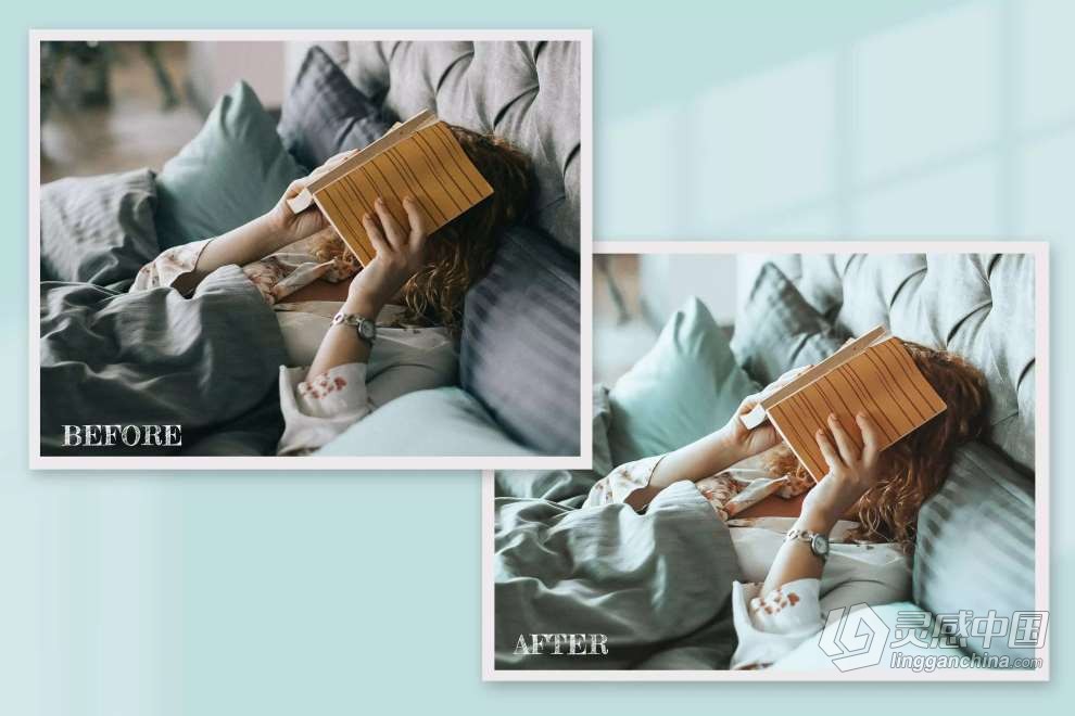 11个清新明亮胶片人像Lightroom预设 11 Bright &amp; Airy Photo Preset Action  灵感中国网 www.lingganchina.com