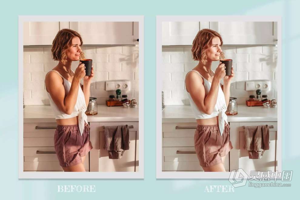 11个清新明亮胶片人像Lightroom预设 11 Bright &amp; Airy Photo Preset Action  灵感中国网 www.lingganchina.com