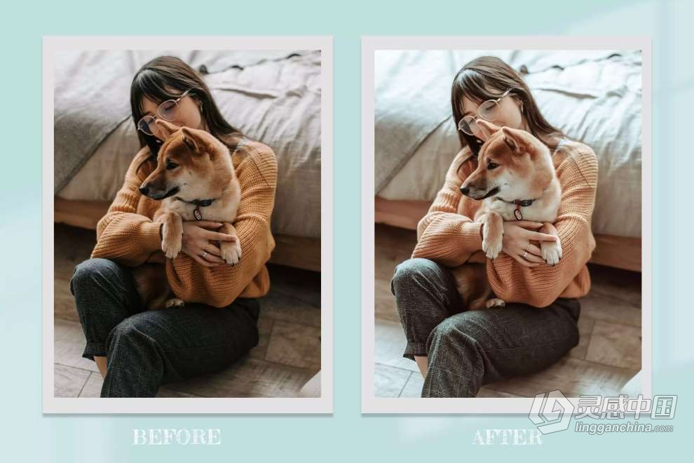 11个清新明亮胶片人像Lightroom预设 11 Bright &amp; Airy Photo Preset Action  灵感中国网 www.lingganchina.com