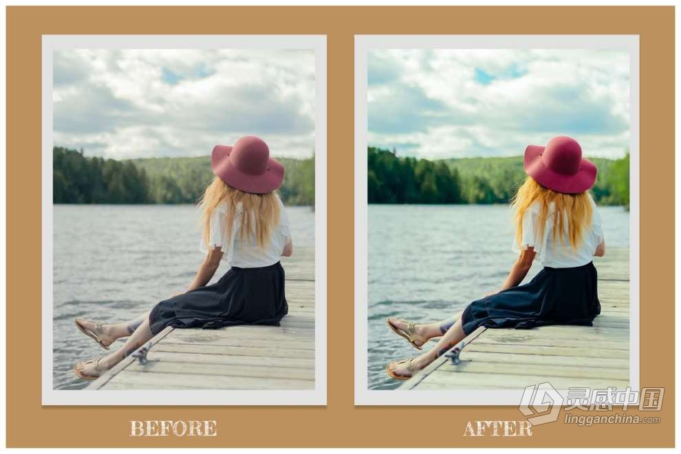 14个HDR旅拍风光人像Lightroom预设 14 HDR Photoshop actions Presets Lightroom  灵感中国网 www.lingganchina.com