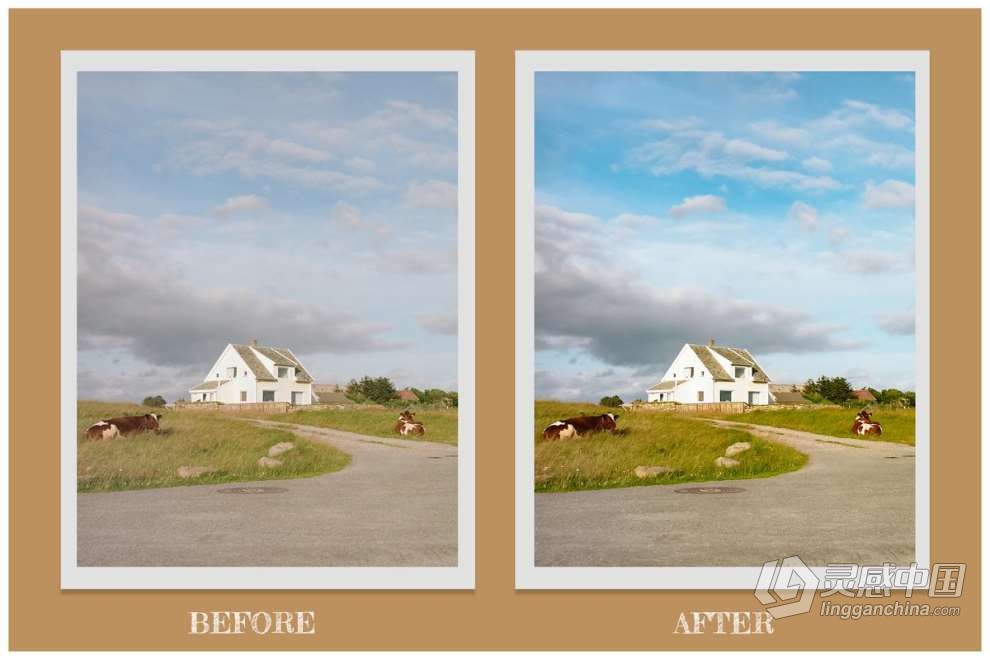 14个HDR旅拍风光人像Lightroom预设 14 HDR Photoshop actions Presets Lightroom  灵感中国网 www.lingganchina.com