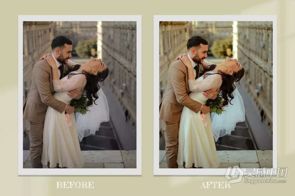 12个优雅电影人像Lightroom预设及LUT预设 12 Elegant Lightroom Preset  灵感中国网 www.lingganchina.com