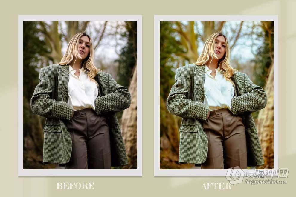 12个优雅电影人像Lightroom预设及LUT预设 12 Elegant Lightroom Preset  灵感中国网 www.lingganchina.com