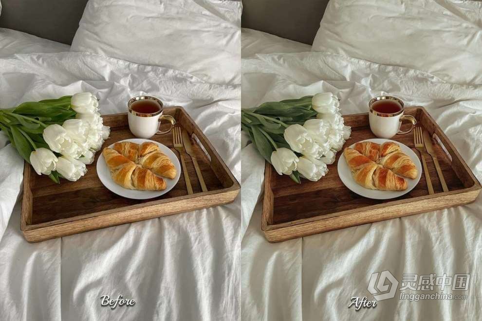 12个自然光INS风格人像Lightroom预设 12 Natural Lightroom Presets for Aesthetic &amp; Stunni  灵感中国网 www.lingganchina.com