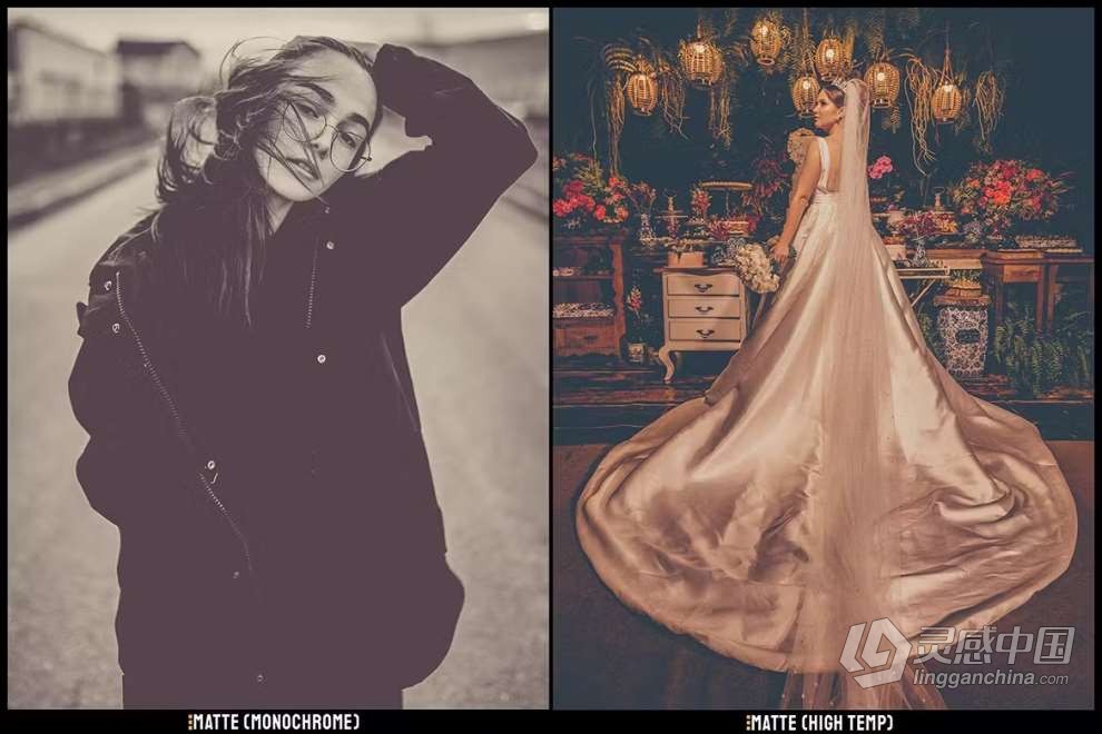 经典复古胶片Lightroom预设 Matte Blogger- Desktop &amp; Lightroom Presets  灵感中国网 www.lingganchina.com