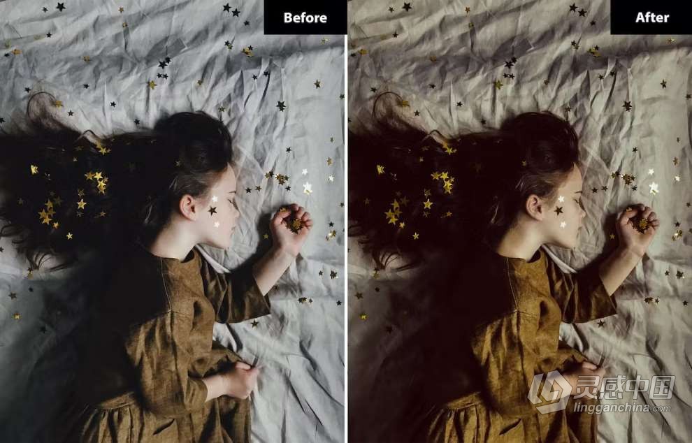 情绪电影胶片人像Lightroom预设 6 Moody Film Lightroom and Photoshop Presets  灵感中国网 www.lingganchina.com