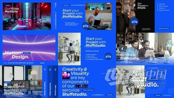 多用途商业视频现代企业营销宣传片AE模版 Multipurpose Business Video Template  灵感中国网 www.lingganchina.com