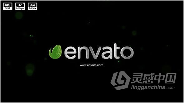大气标志动画粉碎风沙雾化消散效果LOGO片头AE模版 Smoke Logo Animation  灵感中国网 www.lingganchina.com