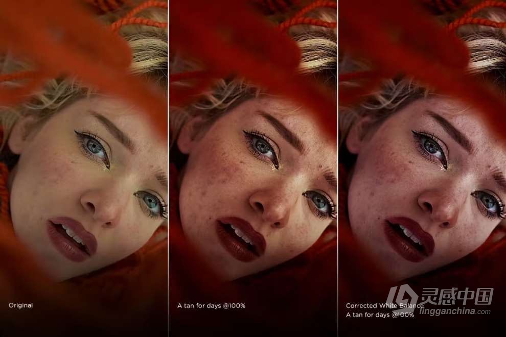 质感肤色人像摄影后期飞思调色C1预设 A Tan For Days – Capture One Color Grading Style  灵感中国网 www.lingganchina.com
