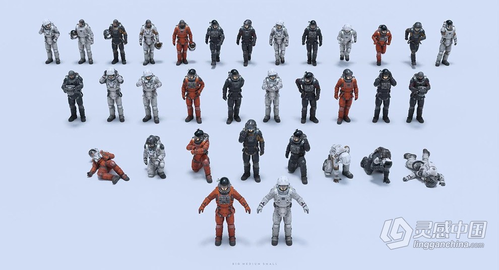 星际穿越太空探索外星探险主题相关大型3D模型合集 Astronova Collection  灵感中国网 www.lingganchina.com