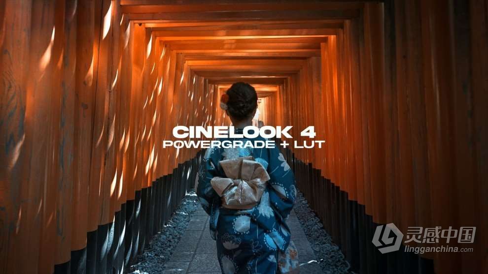 邃深蓝色橙色美学视频调色达芬奇PowerGrade 节点预设LUT预设 CineLook 4 | DaVinci Resolve PowerGrade + LU  灵感中国网 www.lingganchina.com