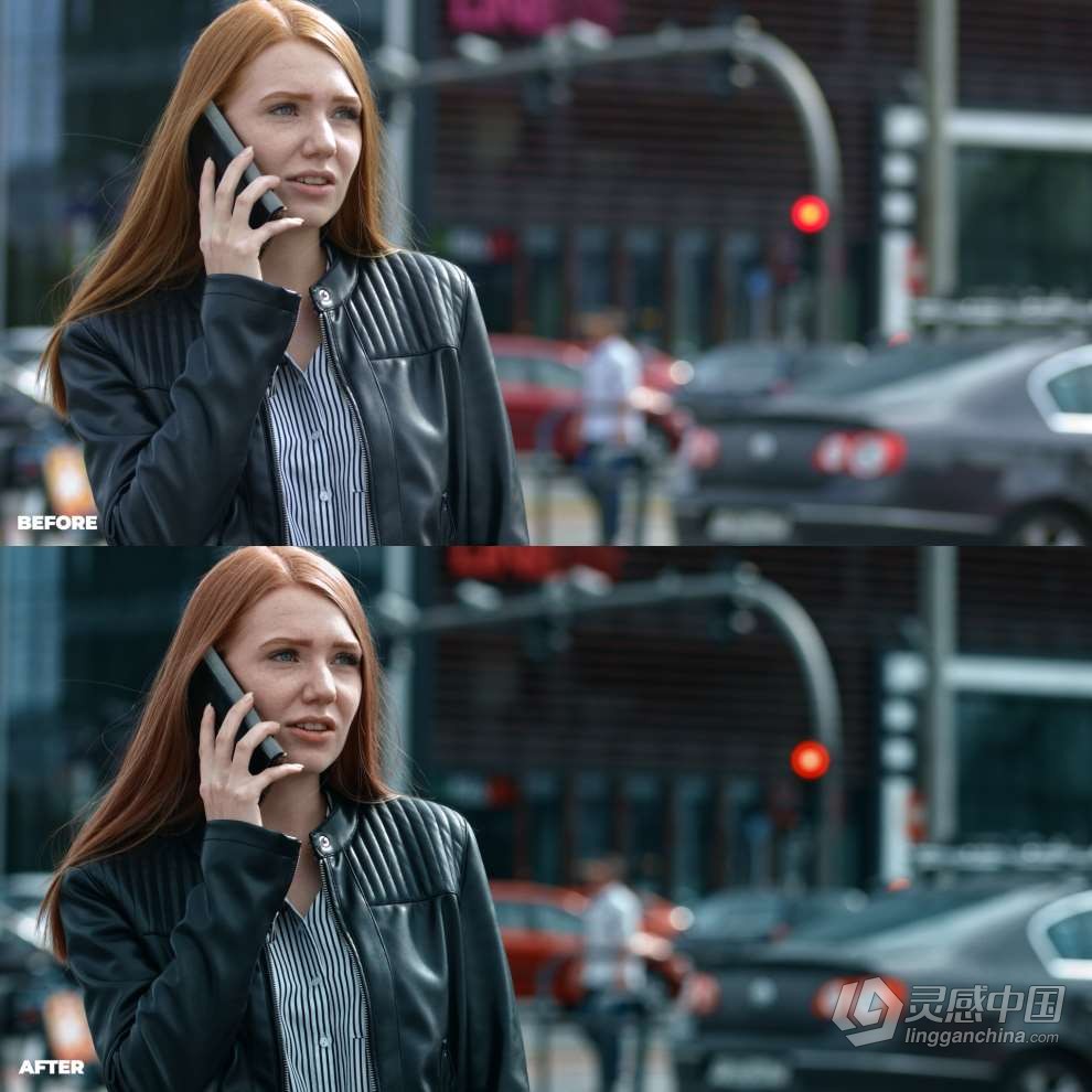 邃深蓝色橙色美学视频调色达芬奇PowerGrade 节点预设LUT预设 CineLook 4 | DaVinci Resolve PowerGrade + LU  灵感中国网 www.lingganchina.com