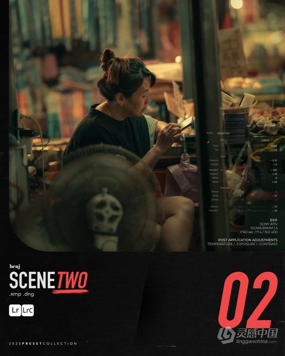 benj™ 8款独特电影风格场景情绪复古人文摄影调色Lightroom预设 benj™ – SCENES Preset Pack  灵感中国网 www.lingganchina.com