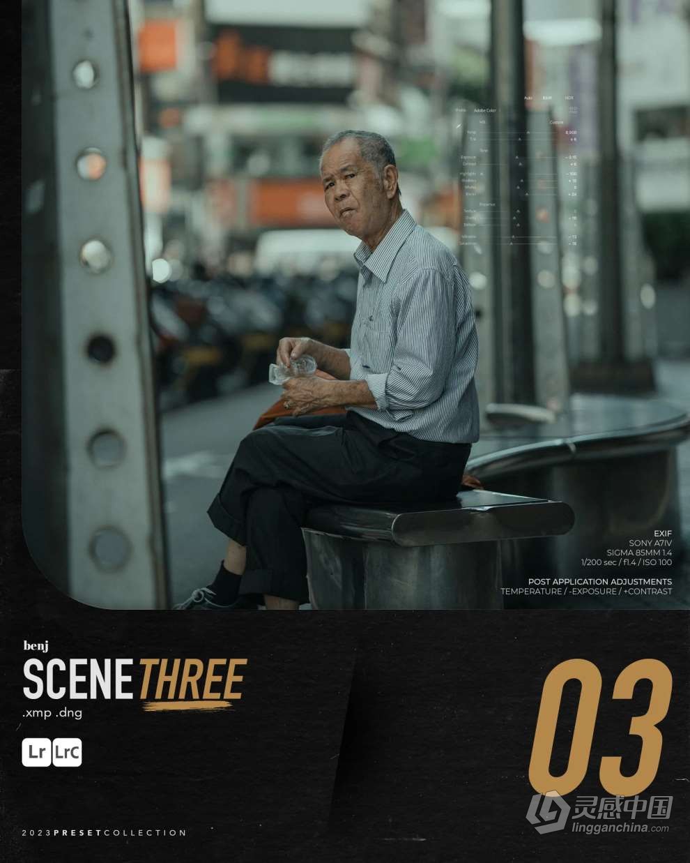 benj™ 8款独特电影风格场景情绪复古人文摄影调色Lightroom预设 benj™ – SCENES Preset Pack  灵感中国网 www.lingganchina.com