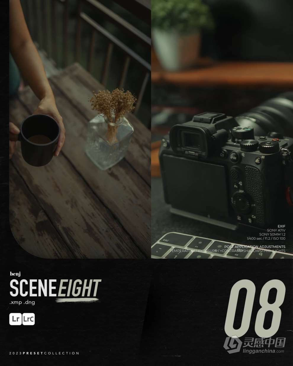 benj™ 8款独特电影风格场景情绪复古人文摄影调色Lightroom预设 benj™ – SCENES Preset Pack  灵感中国网 www.lingganchina.com