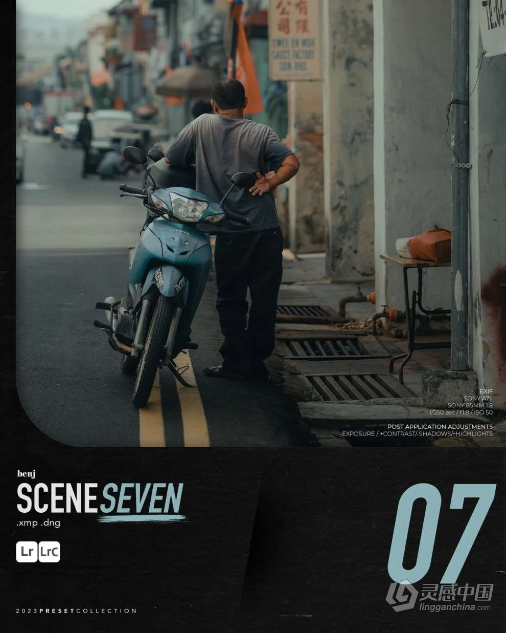 benj™ 8款独特电影风格场景情绪复古人文摄影调色Lightroom预设 benj™ – SCENES Preset Pack  灵感中国网 www.lingganchina.com