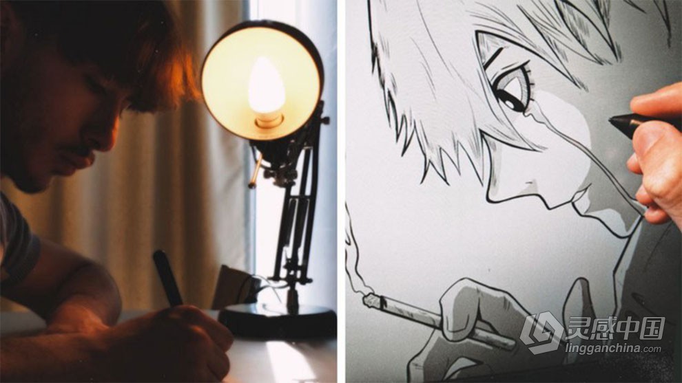 从头到尾学会漫画绘制大师班课程视频教程 How to draw Manga from start to finish - Manga Masterclass  灵感中国网 www.lingganchina.com