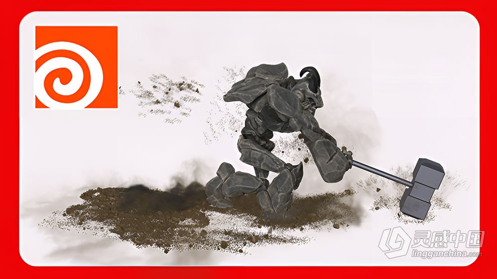 Houdini撞击产生灰尘碎片沙子视效制作视频教程 Houdini: Emit dust &amp; debris from impact  灵感中国网 www.lingganchina.com