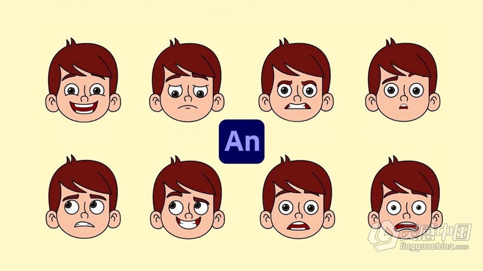 Adobe Animate卡通动画从入门到精通视频教程 Learn to Animate Character from Scratch with Adobe A  灵感中国网 www.lingganchina.com