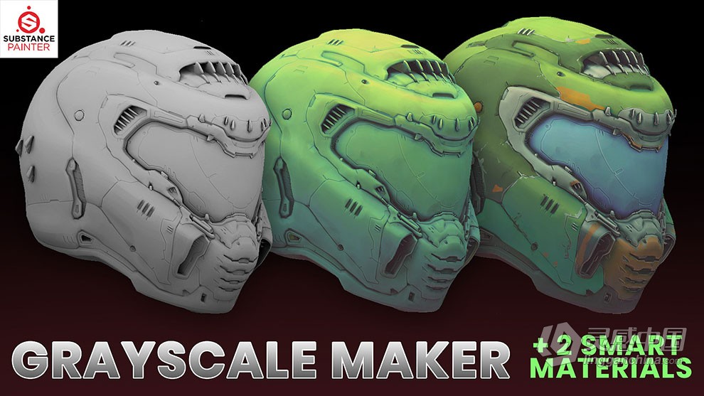 Grayscale Maker灰度生成器V2版 包含材质文件  灵感中国网 www.lingganchina.com