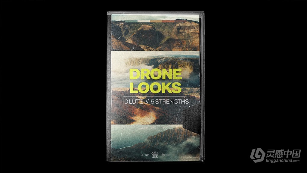 10款大疆无人机航拍DLog视频调色LUT预设 Tropic Colour – Drone LUTs  灵感中国网 www.lingganchina.com