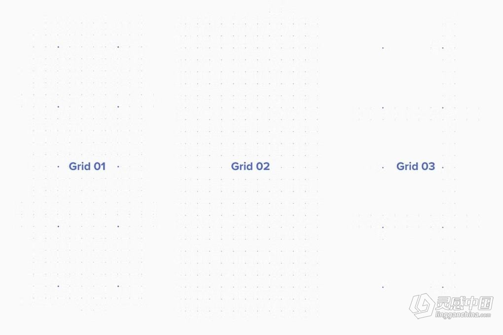 12款创意几何网格背景布局图形设计矢量模板图片素材 Essential Geometry Grid Backgrounds  灵感中国网 www.lingganchina.com