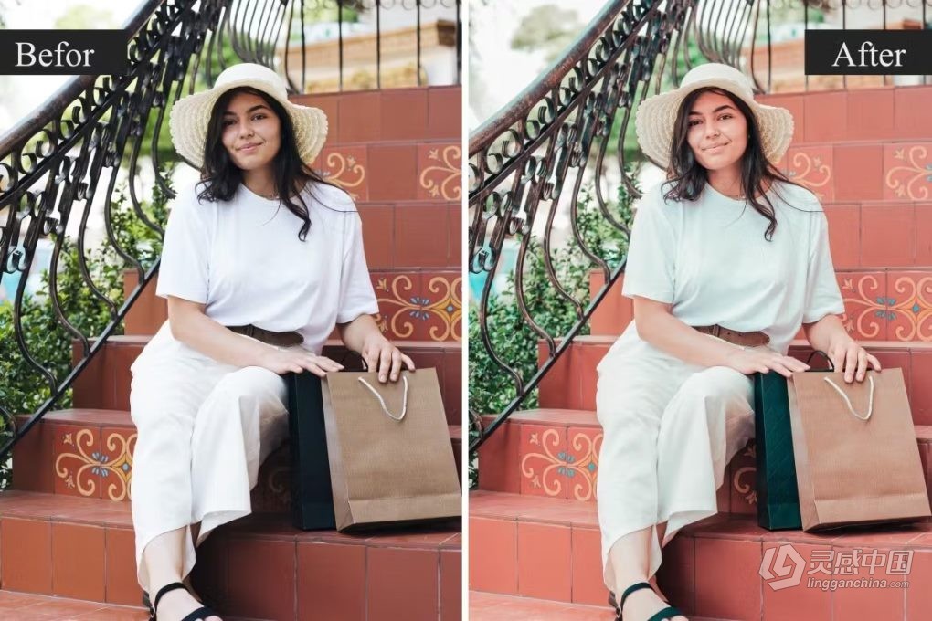 优雅胶片人像调色Lightroom预设 Elegant Lightroom Presets  灵感中国网 www.lingganchina.com