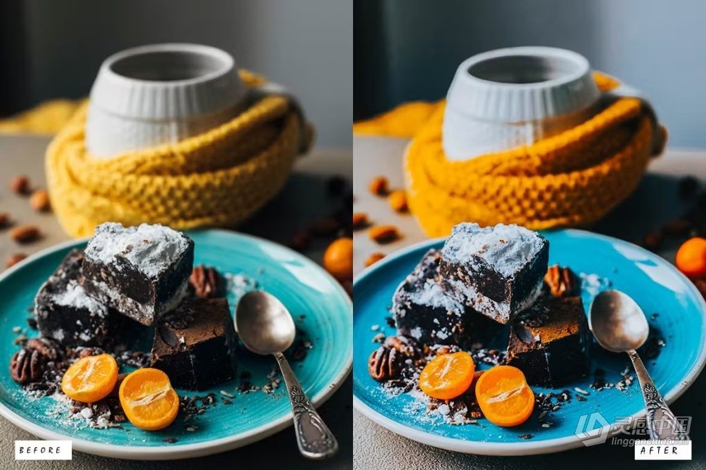 12种蛋糕冰激凌美食调色LR预设 12 Perfect Cake Lightroom Presets  灵感中国网 www.lingganchina.com