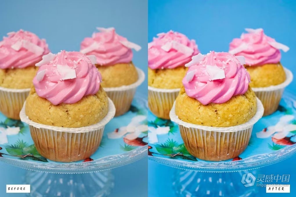 12种蛋糕冰激凌美食调色LR预设 12 Perfect Cake Lightroom Presets  灵感中国网 www.lingganchina.com