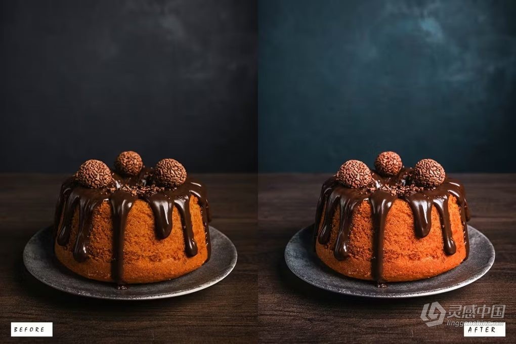 12种蛋糕冰激凌美食调色LR预设 12 Perfect Cake Lightroom Presets  灵感中国网 www.lingganchina.com