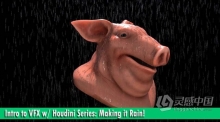 Houdini高质量雨水系统视觉效果视频教程 Introduction to VFX with Houdini Series: Making it Rain b