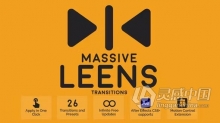 AE脚本预设包-Massive Leens Transitions AE脚本预设包34种摄像机镜头扭曲转换