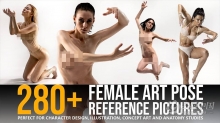 280张女性各种艺术姿势造型高清参考图合集 280+ Female Art Pose Reference Pictures