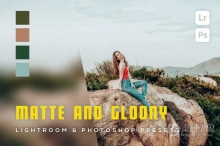 磨砂哑光电影人像Lightroom预设 Matte and gloony Lightroom Presets