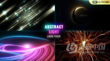 AE模板-抽象光效标志快速品牌LOGO片头AE模板下载 Abstract Light Logo Pack