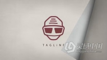 纸张翻页展示演绎LOGO动画视频片头AE模板下载 Logo Reveal 6