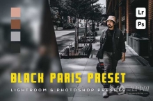 巴黎城市街拍电影人像Lightroom预设  Black Paris Preset Lightroom