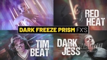 24个超酷黑暗冻结棱镜FX特效元素叠加效果PR模板下载 Dark Freeze Prism FX