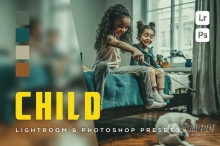 家庭儿童电影人像Lightroom预设 6 Child Lightroom Presets